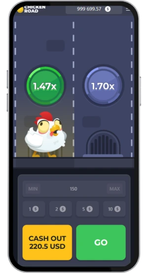 Chicken Road en cours avec multiplicateur 1.47x